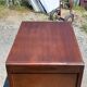 Industrial furniture Wood and Brass, 5 drawers