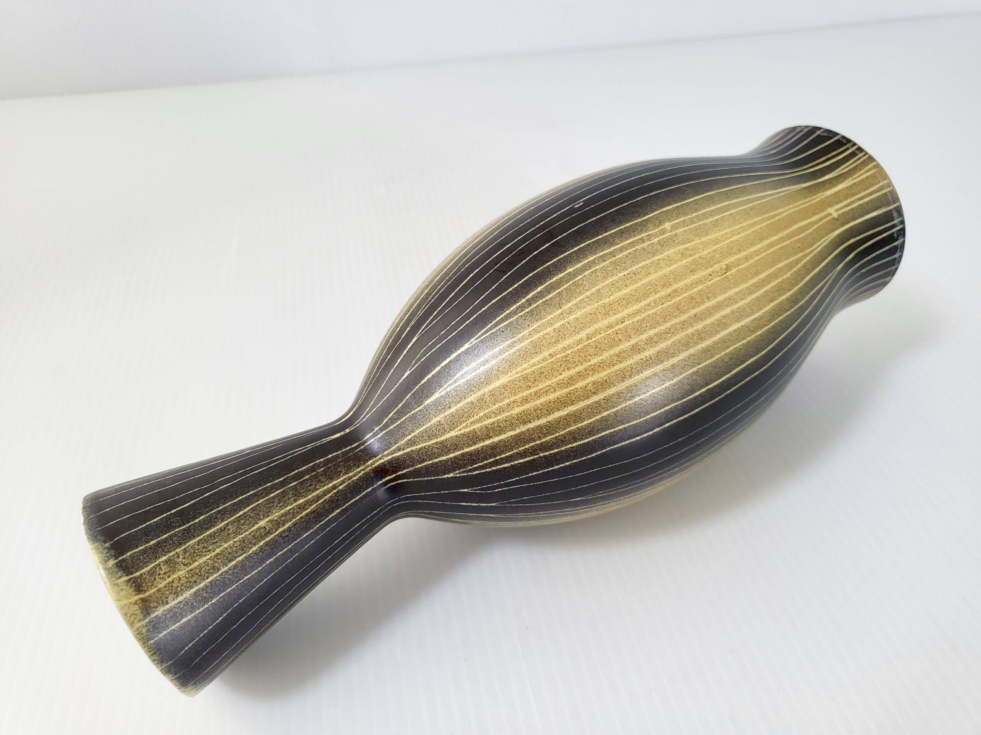 Vintage Saint-Clément vase 1950