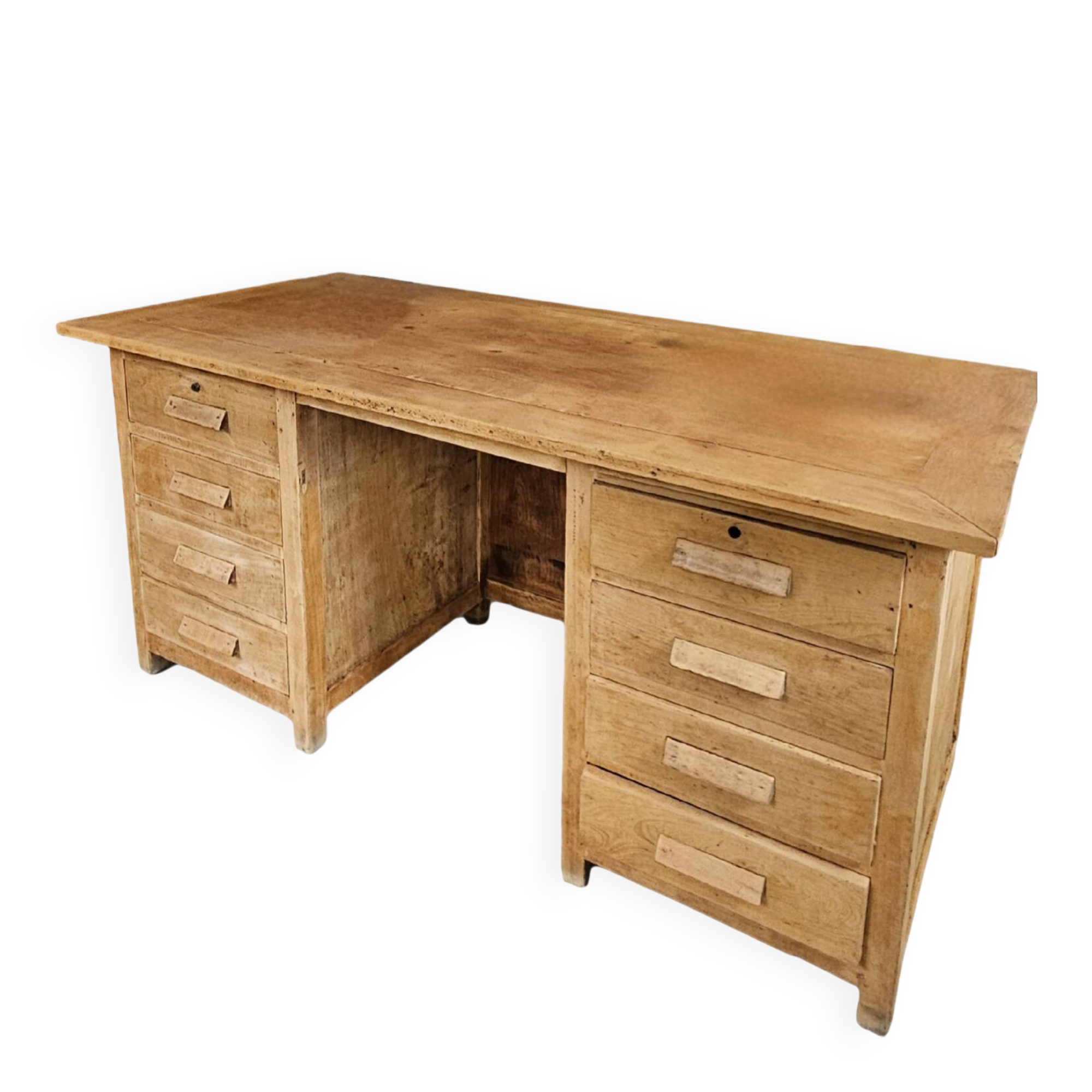 Vintage master desk with 2 drawers.