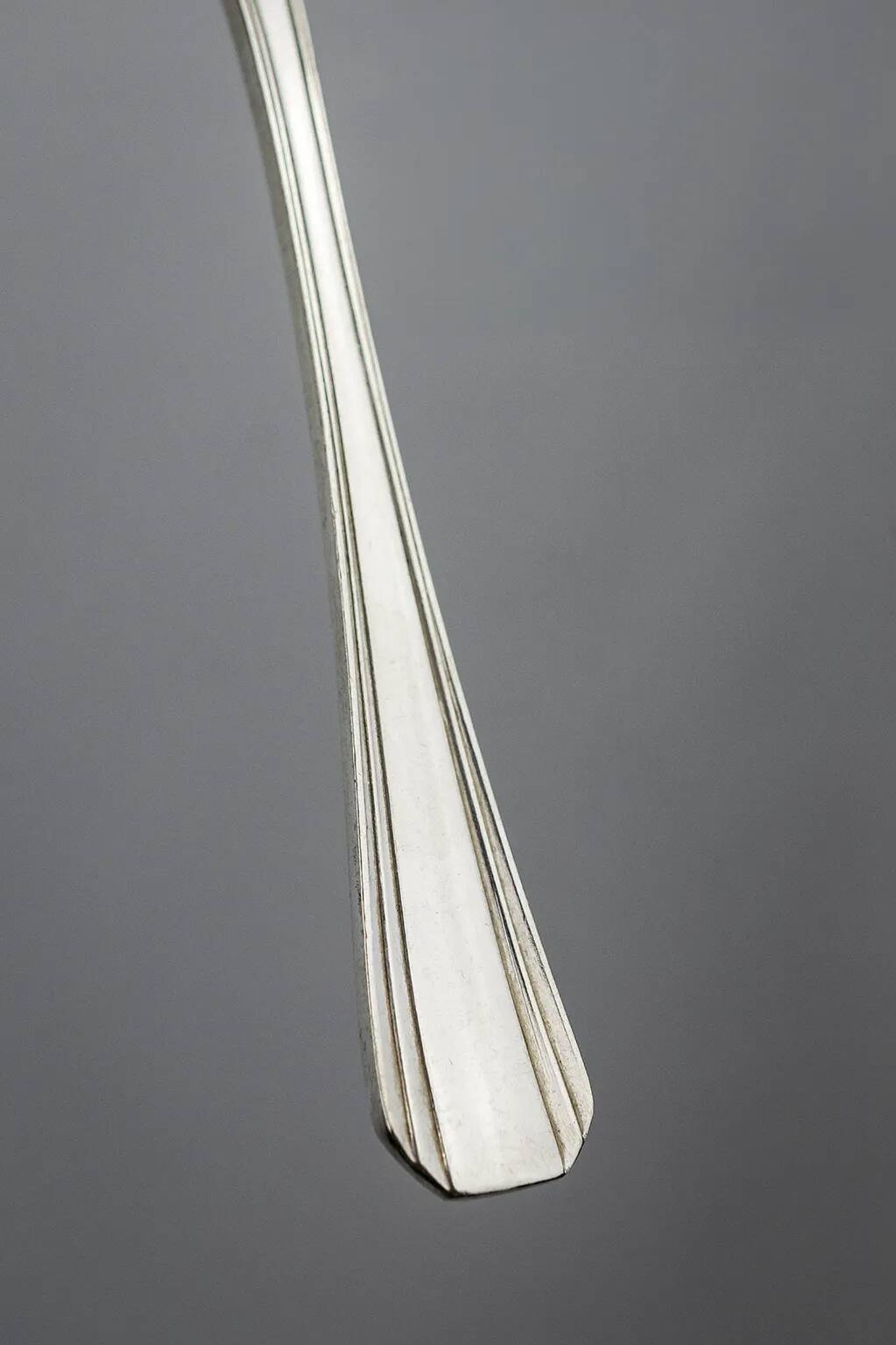 12 dessert forks Christofle Boréal by Luc Lanel, silver-plated metal