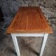 Table de ferme française vintage, années 1950