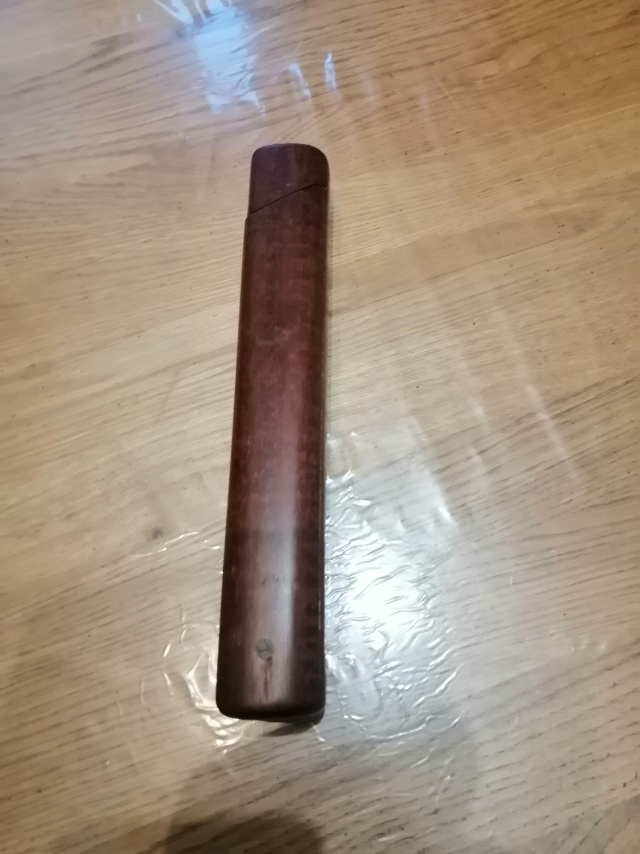 Ebony wooden pen storage box