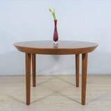 Table extensible en teck du milieu du siècle par Ole Hald pour Gudme Møbelfabrik, années 1970