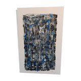 Abstract painting by decorator Erik Huet Alvarez