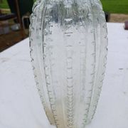 Vase année 60 en verre granité