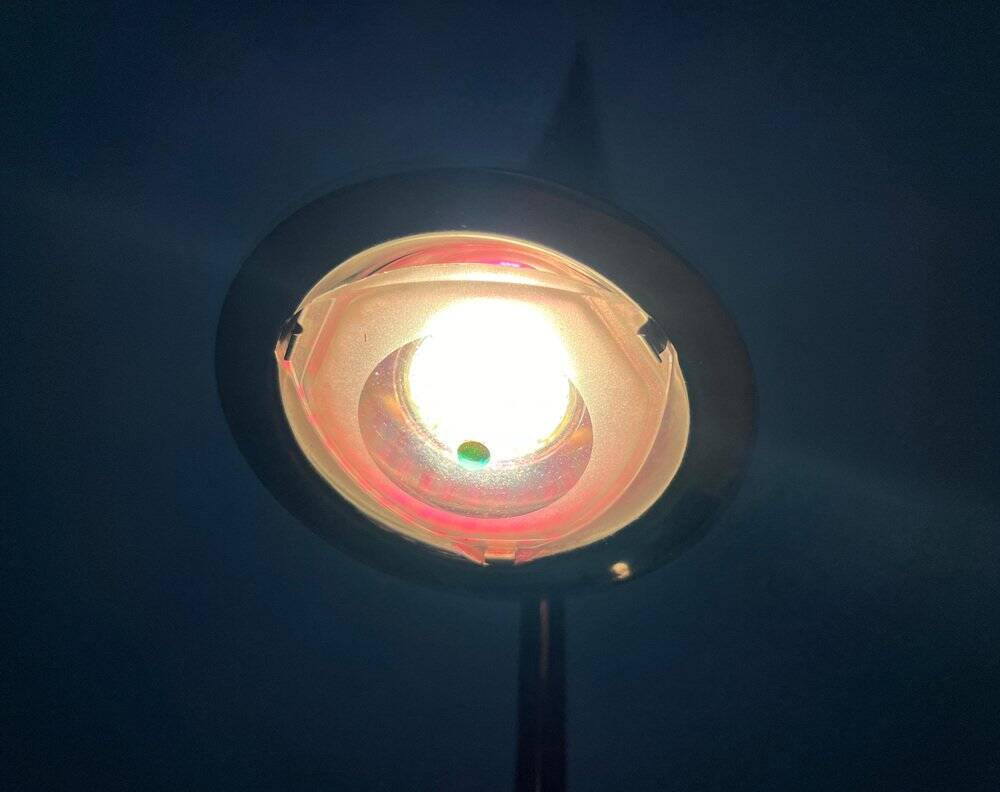 Postmodern table lamp model Ara by Philippe Starck for Flos, 1980s.