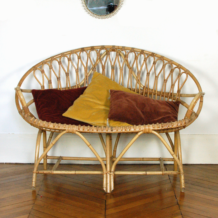 Rattan seat