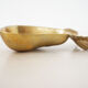 Brass pear trinket bowl