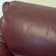 Burgundy leather armchair Natuzzi