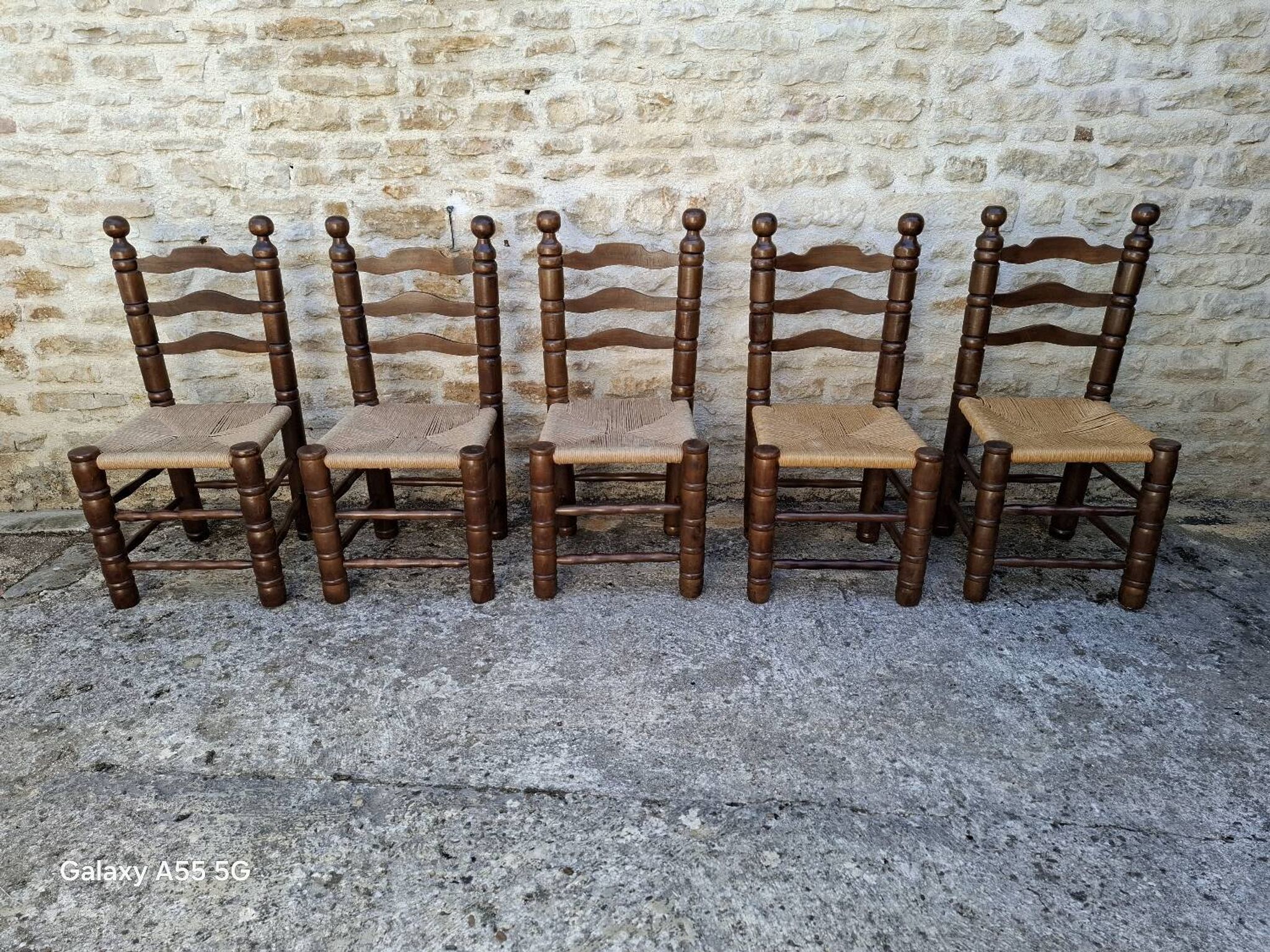 Chaises style Charles Dudouyt