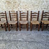 Chaises style Charles Dudouyt