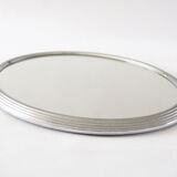 Art Deco oval mirror top