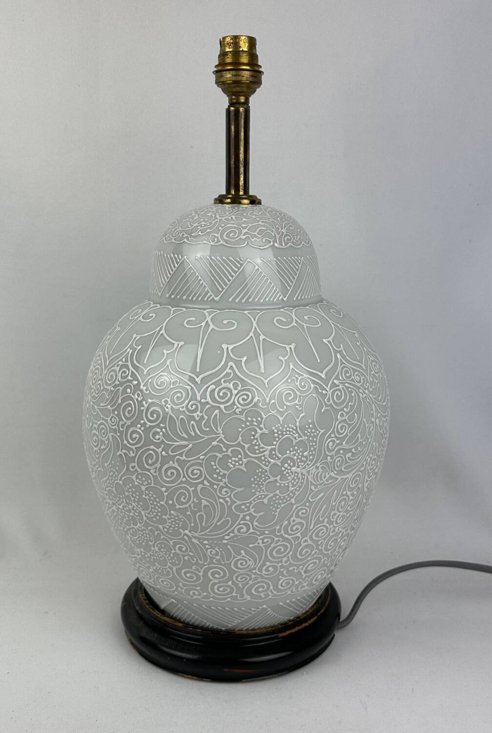 Celadon porcelain lamp