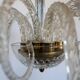 Lustre vintage en verre
