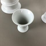 Set of 3 Op Art Vase Porcelain German Vase by Fürstenberg Ceramics Germany 1970s