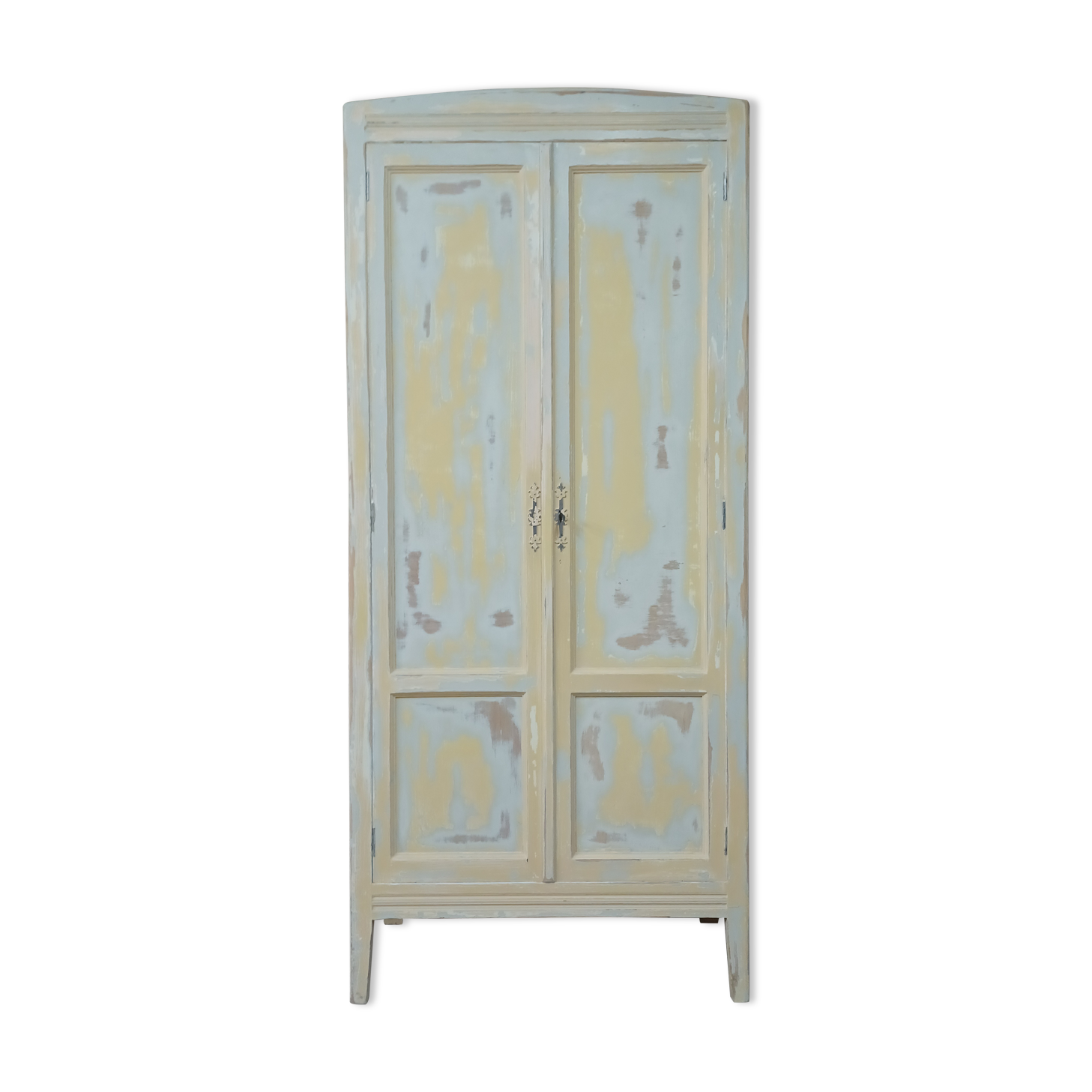 Old patinated Parisian wardrobe