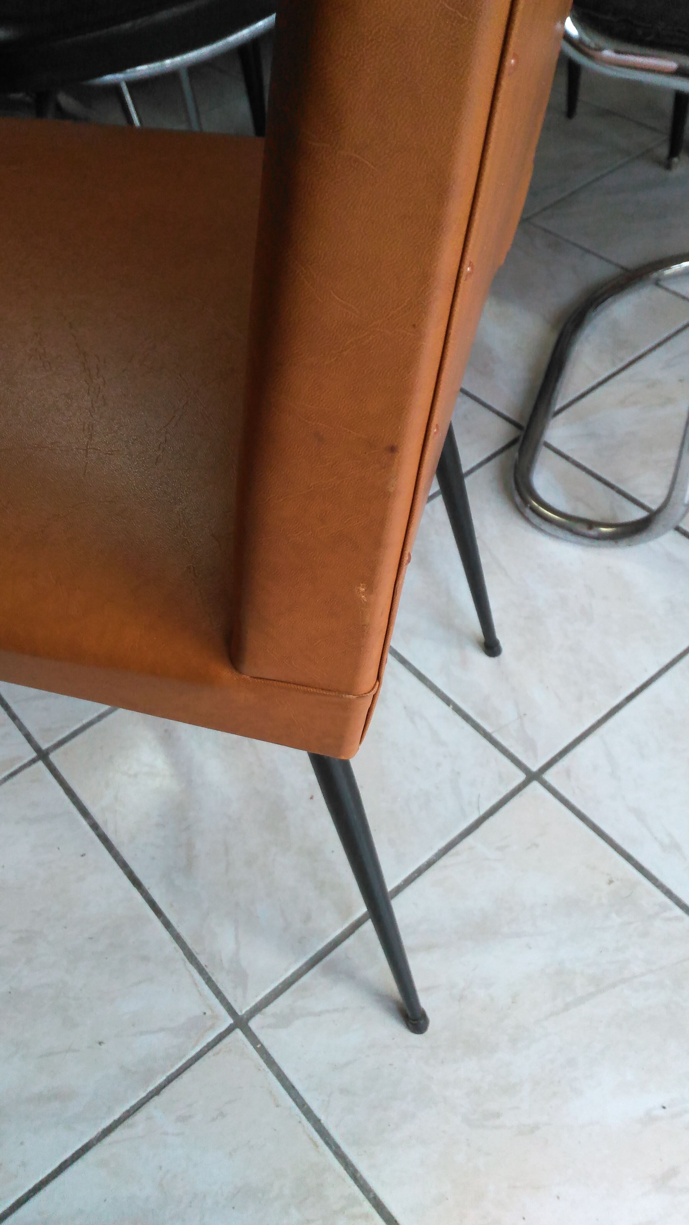 Chair faux leather