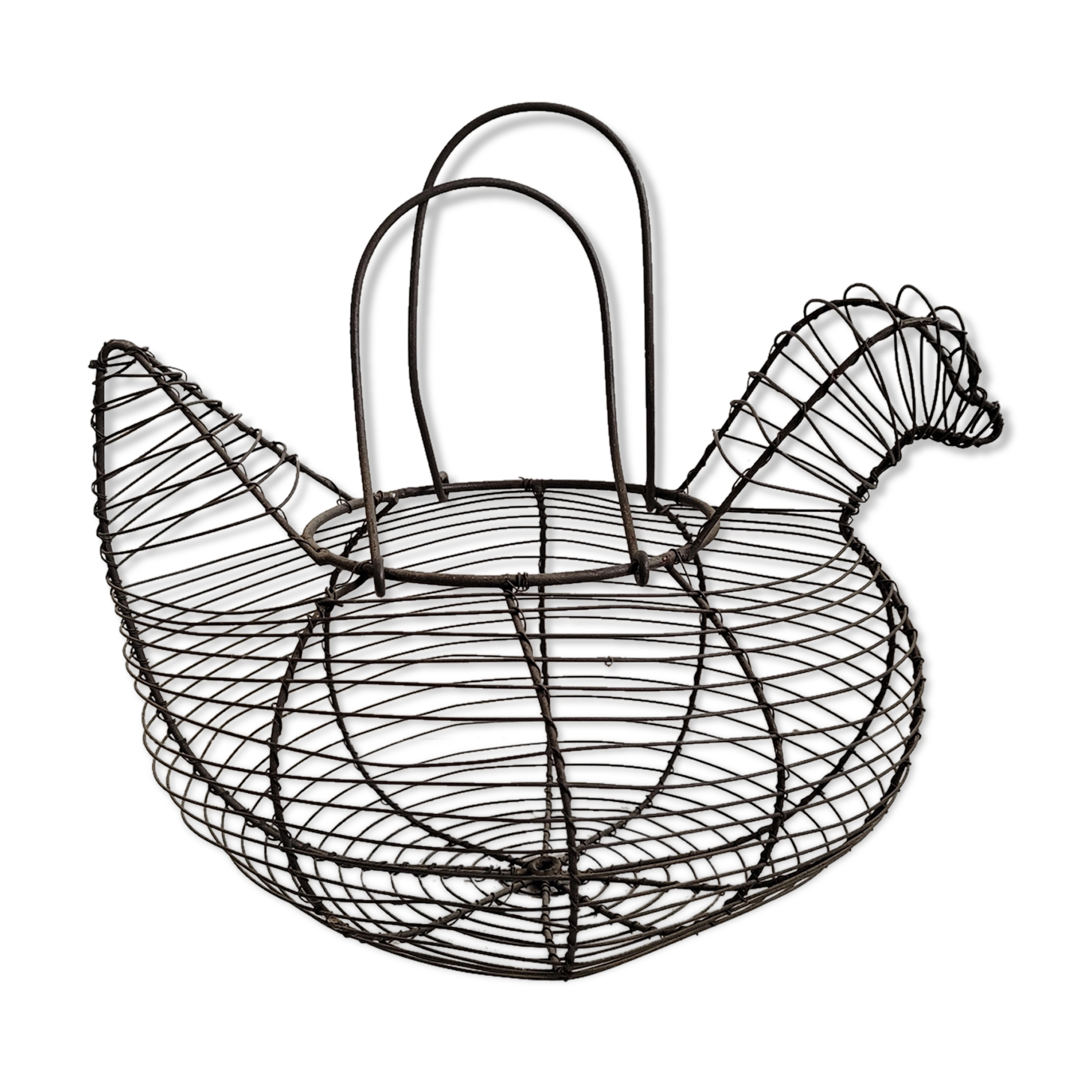 Panier salade poule