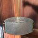 Pendant lamp 1950 glass and gold metal