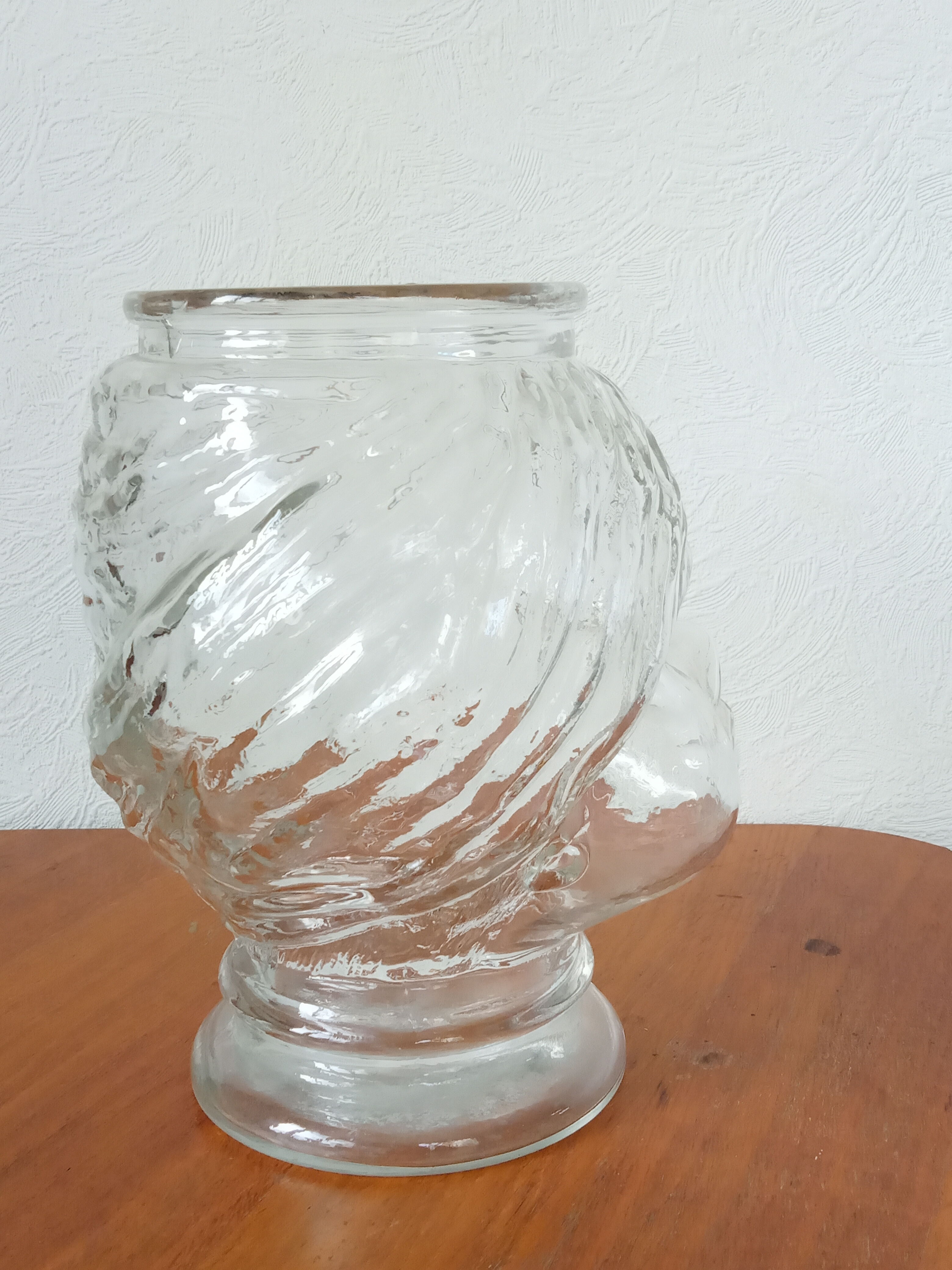 Glass vase head Moor