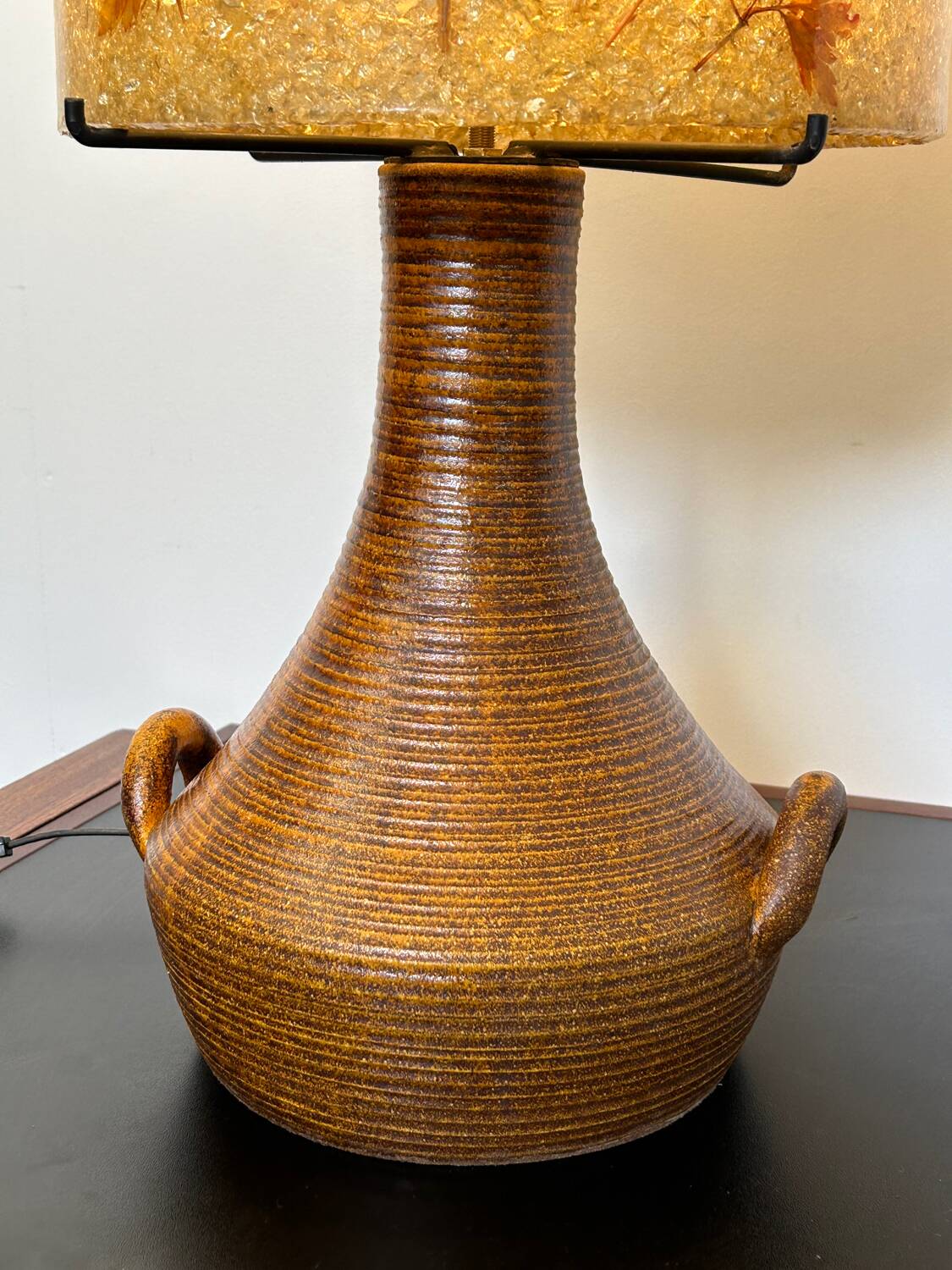 Large Accolay Ceramic and Resin Lamp