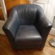 Blue diabolo armchair