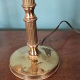 Pair of brass bedside tables