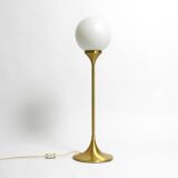 1960s table or floor lamp with a large glass ball from Sölken Leuchten