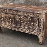 Small old chest with two drawers