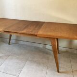 Vintage extendable oak table from the 50s