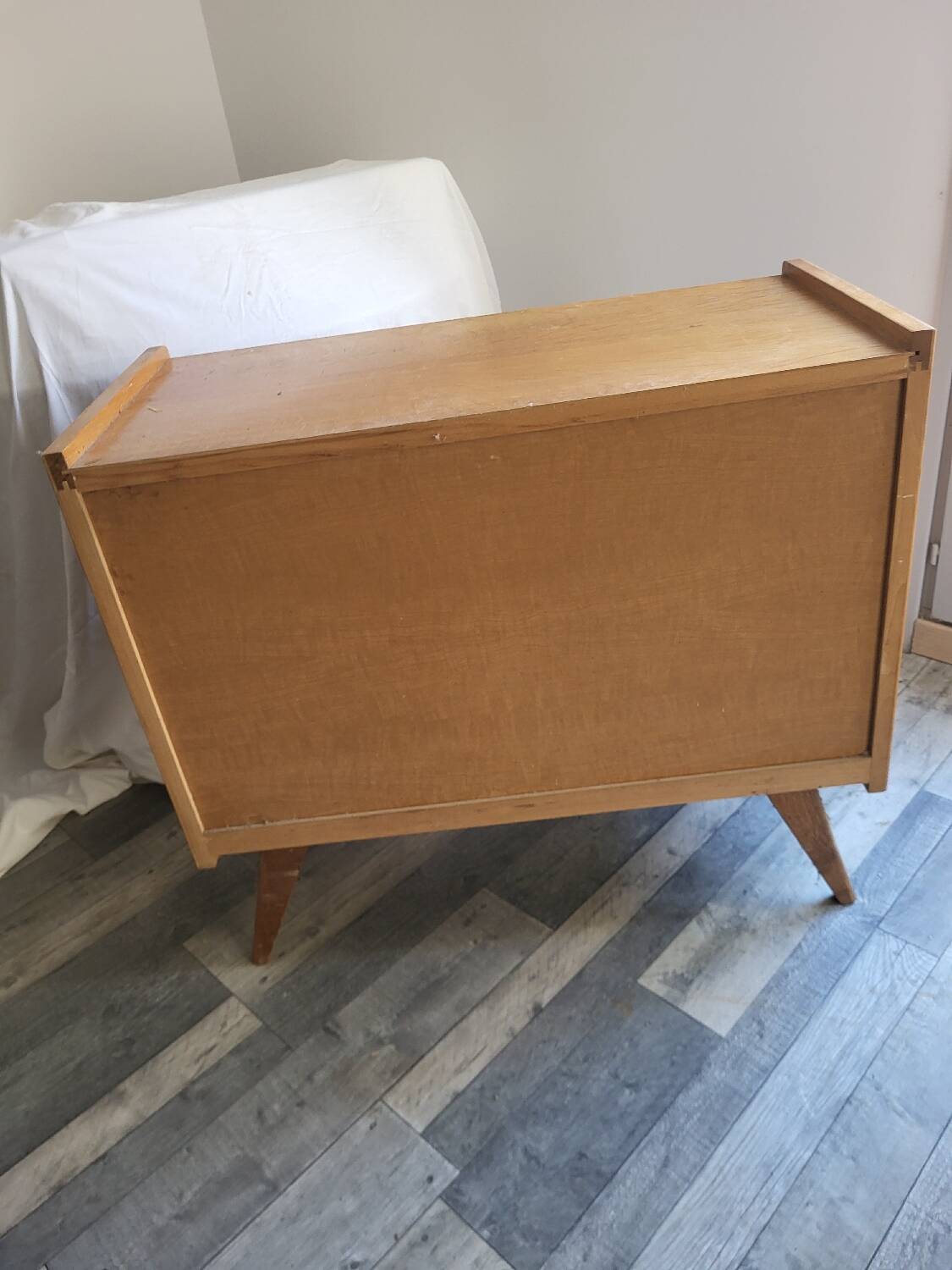 Rattan chest of drawers