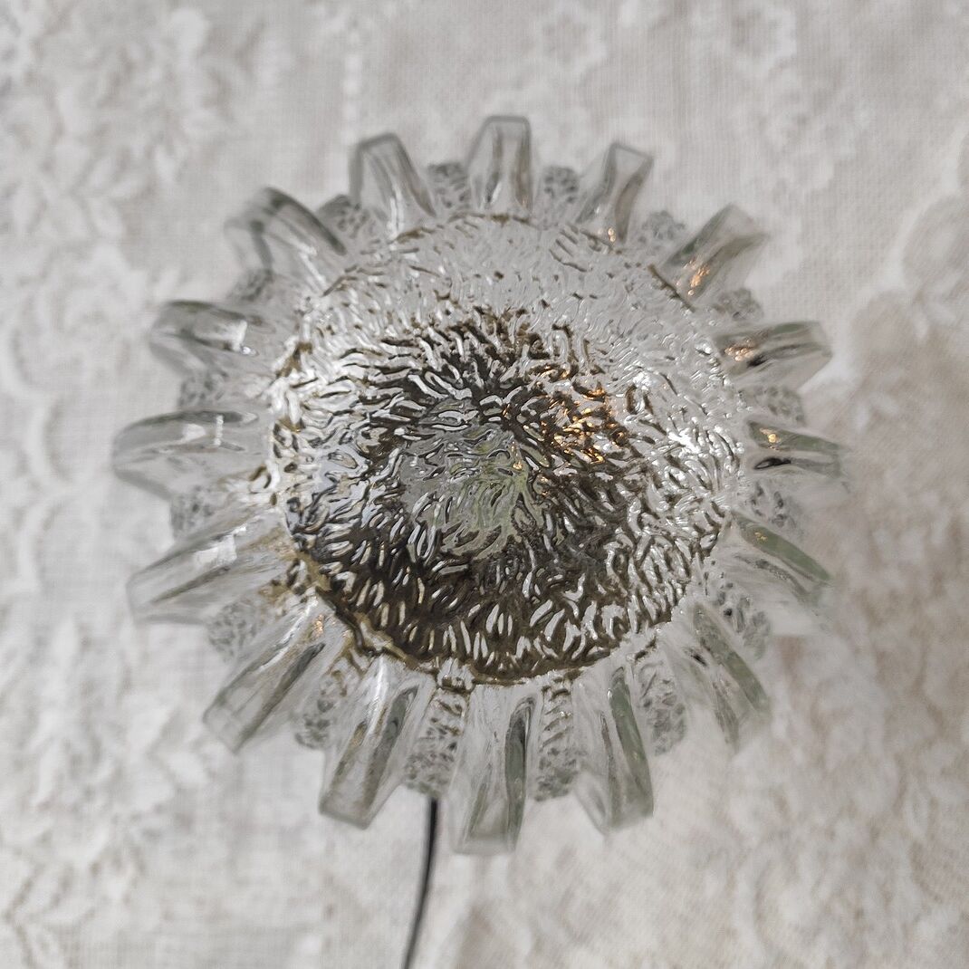 Bronze lamp and globe