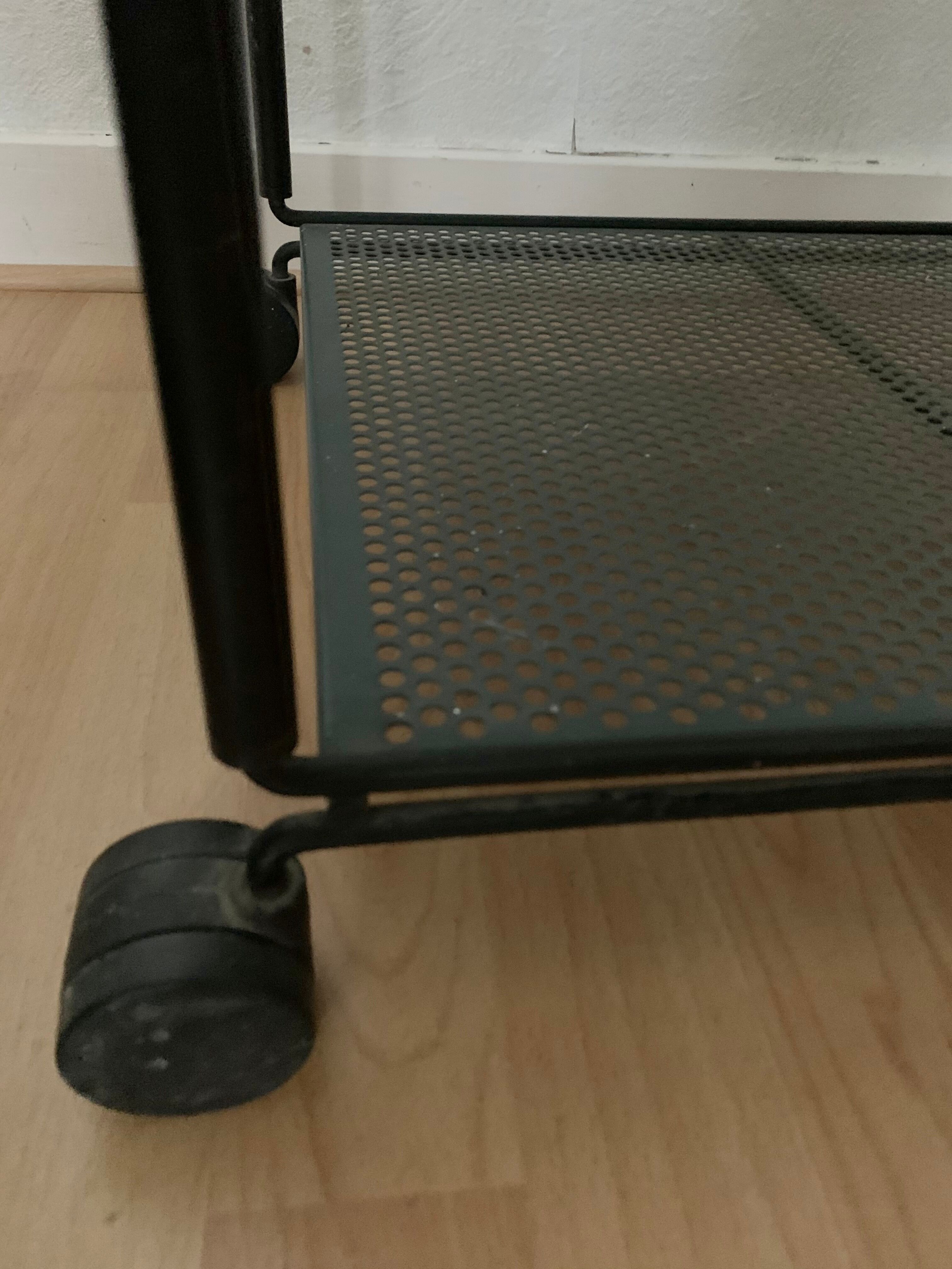 Industrial perforated metal roulette table