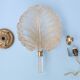 Barovier & Toso Murano Gold Glass and Brass Wall Light, Italy, 1960s