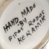 Greek vase, vintage from the 60s, handmade