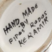 Vase grec, vintage des années 60, fait à la main