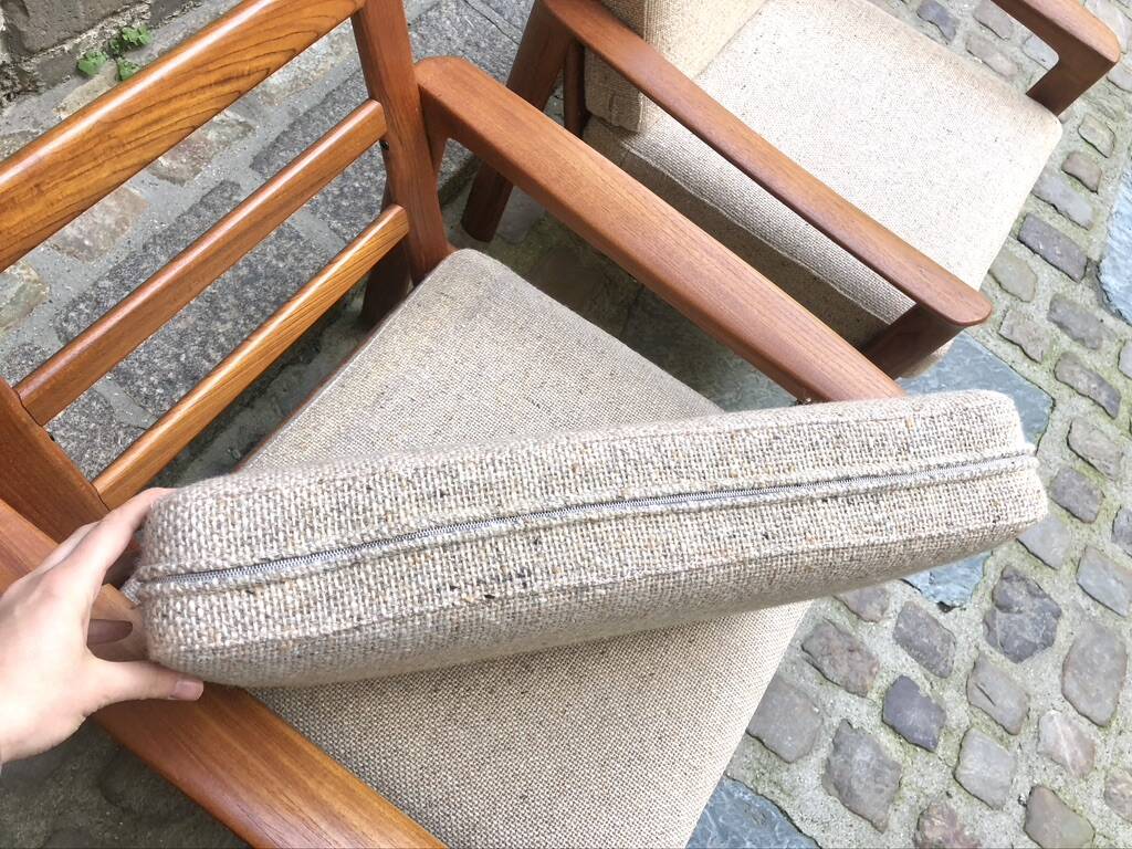 Pair of Danish armchairs 1970