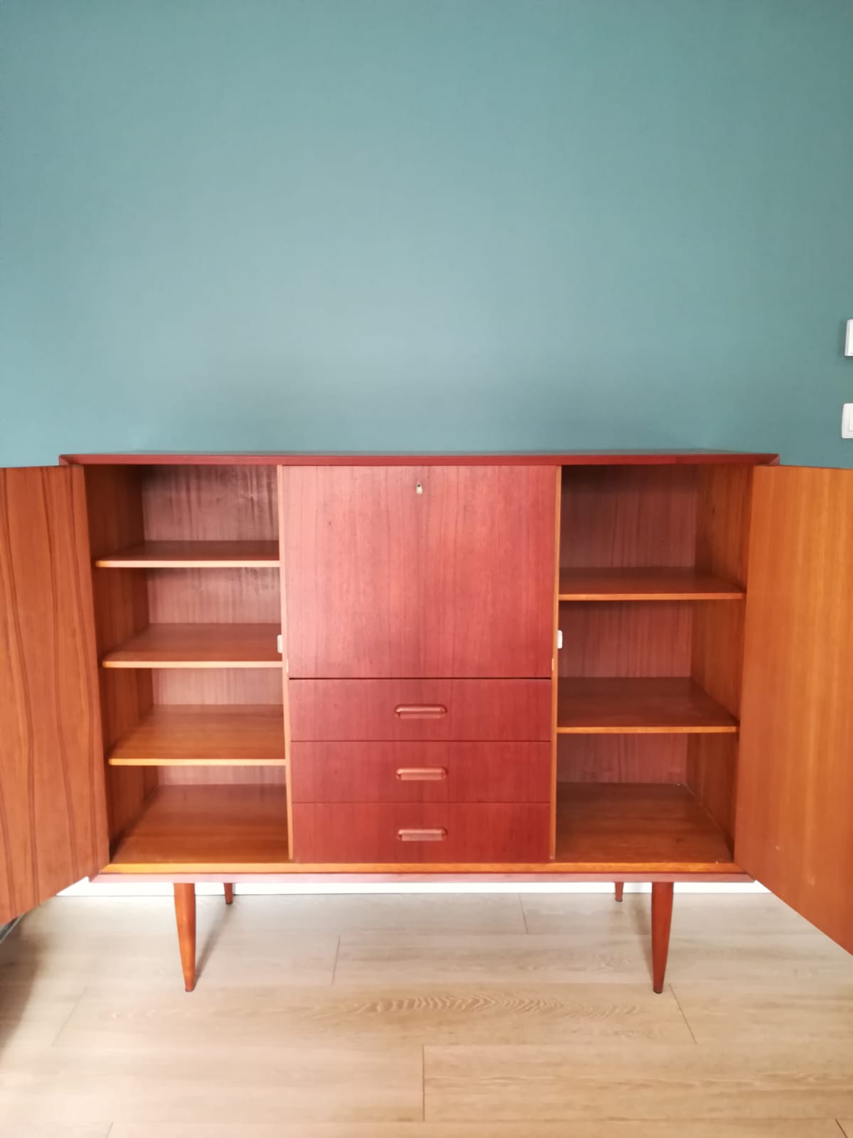 High buffet in teck by GLF Scandinavia