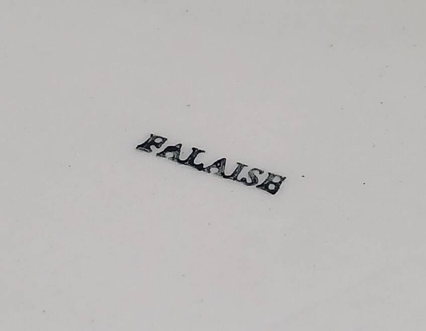 Plat en faïence de Gien modèle "Falaise", vers 1960