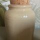 Unbleached ceramic pots