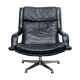 1970s leather swivel chair from geoffrey hartcourt for artifort