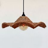 Rattan hanging lamp