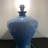 Cracked lamp foot, Longwy enamel Recollets, Beads model