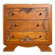 Art Deco commode, vintage antique piece with marble top.