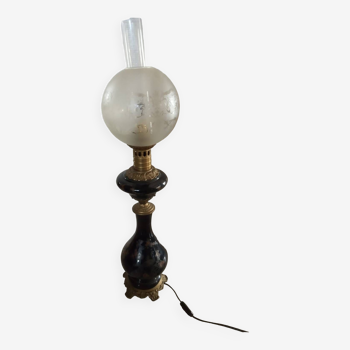 Electrified Napoleon III lamp