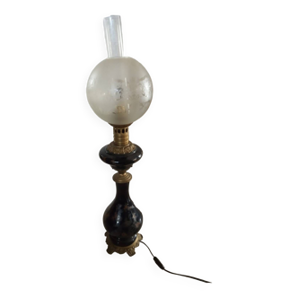 Lampe Napoléon III électrifiée