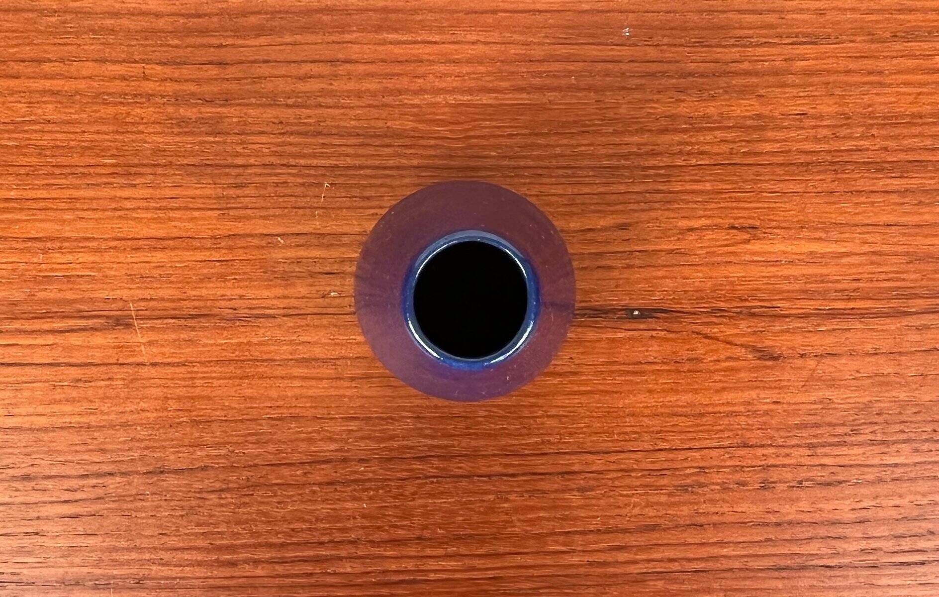 Mid-Century German Small Minimalist Studio Pottery Vase from BKW Böttger Keramik Wandsbek, Hamburg, 1960s