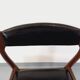 Vintage Scandinavian teak and leatherette chair from the 50s and 60s