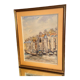 Watercolor signed Simone Duval-Wenta 1934-2015 view of Honfleur