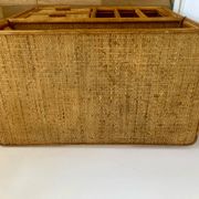 1970s rattan sideboard